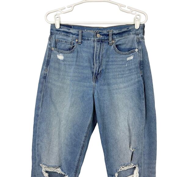 American Eagle Mom Jeans 6 Distressed - Picture 3 of 14